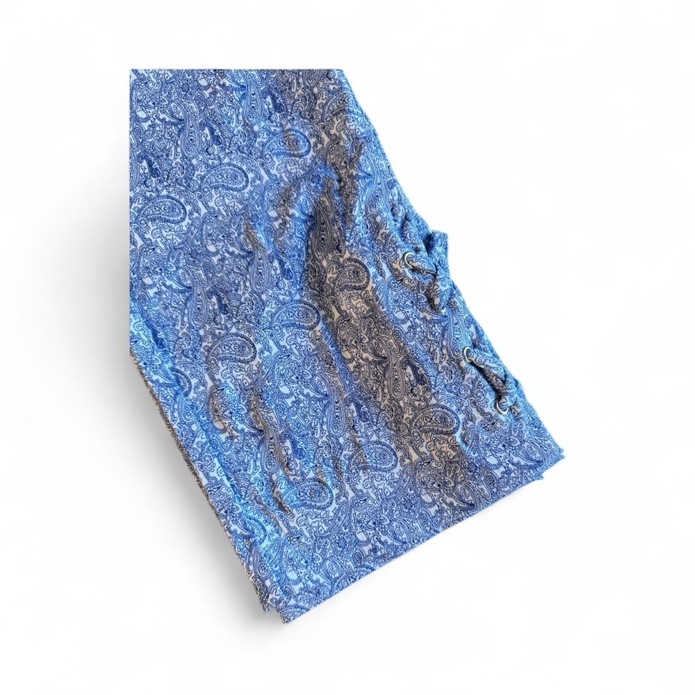 Anthropologie Capri Pants – Blue & White Paisley NWT - Picture 4 of 11